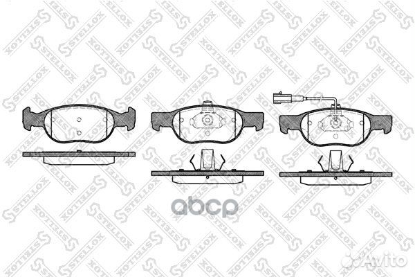 599 031B-SX 588 31 колодки дисковые п Fiat Br