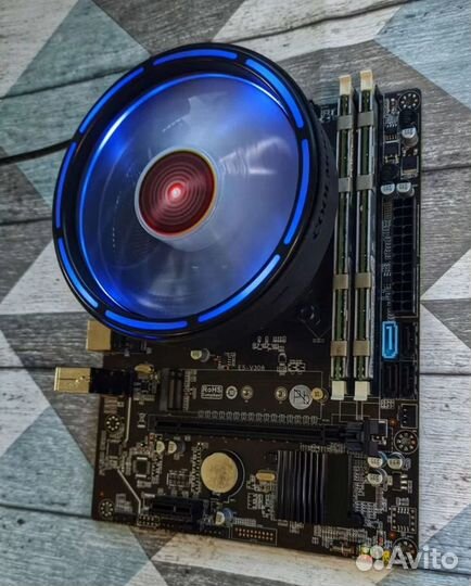 Набор для сборки пк: x79 8 ядер + мать + RGB кулер