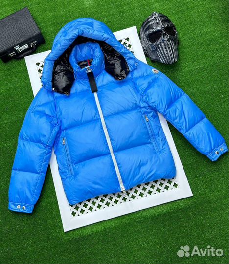 Мужская зимняя куртка moncler 2 расцветки