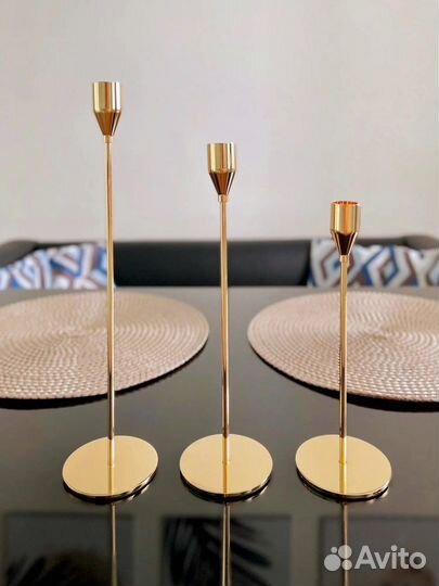 Подсвечники металл остатки магазина