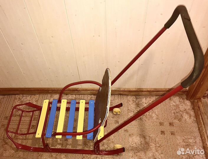 Детские санки на колесах