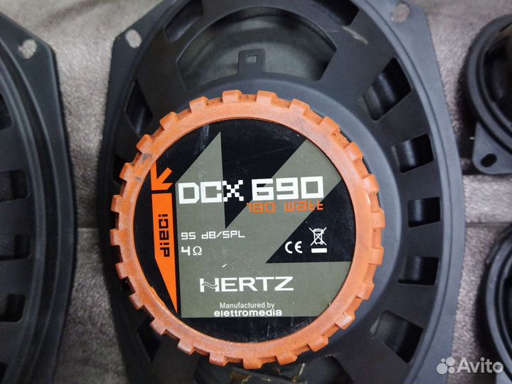 Hertz dcx 690 и Hertz dcx 100 комплект