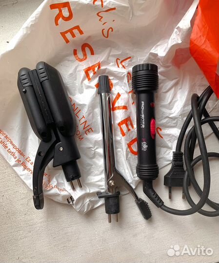 Плойка для волос с утюжком