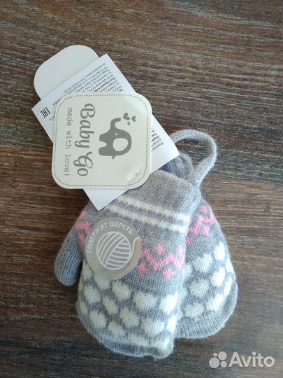 Варежки новые BabyGo