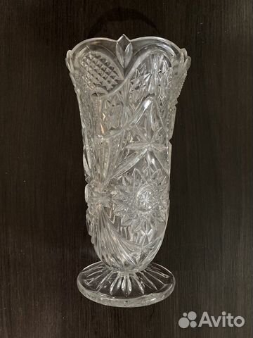 Ваза хрустальная на ножке СССР