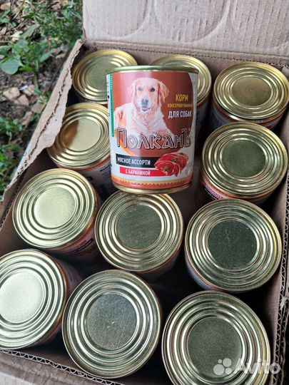 Консервы для собак