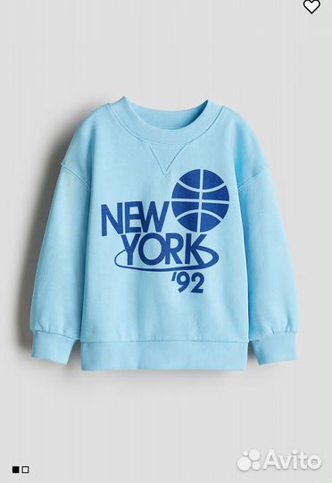Свитшот hm 98/104 110/116 122/128 новый