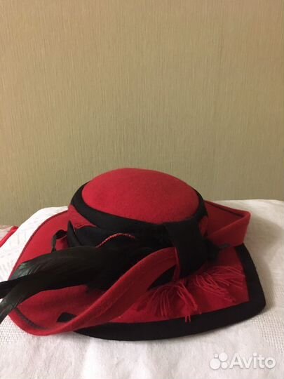 Шляпа фетровая женская