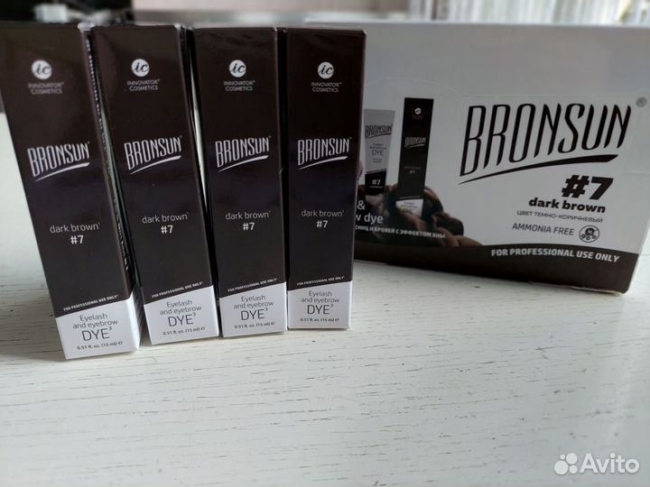 Краска гель для бровей и ресниц bronsun