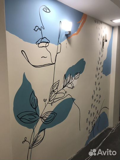 Художник, роспись стен