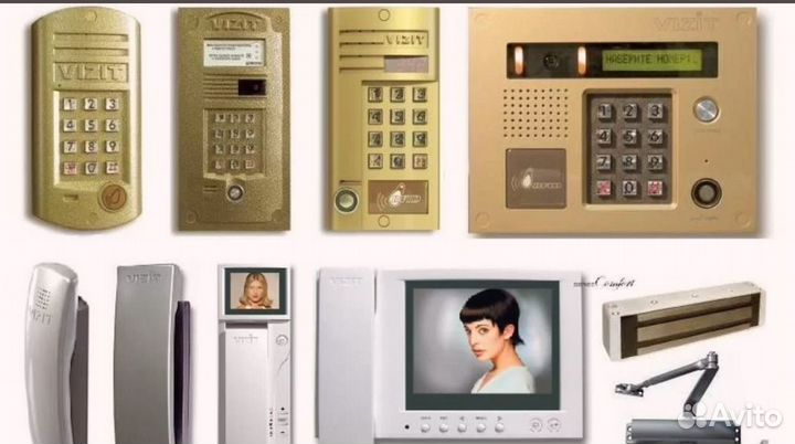 Монтаж видео домофонов, видеонаблюдения, скуд