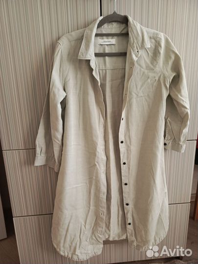 Платье рубашка zara