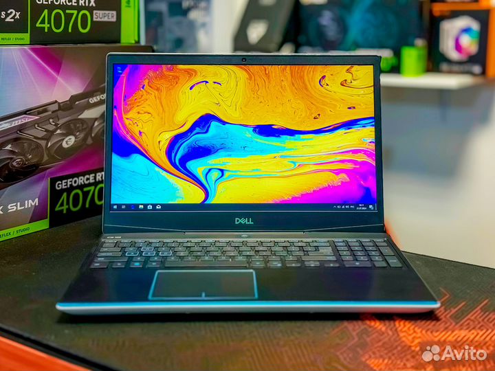 Игровой ноутбук Dell: Intel i7 + GTX 1050 + SSD