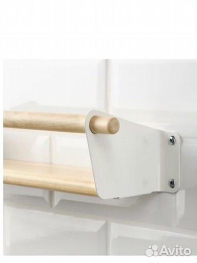 Полка для кухни икеа неребю 40х12х9.9 см, береза