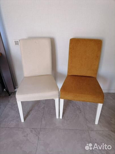 Чехлы на стул Хенриксдаль IKEA, на мебель IKEA