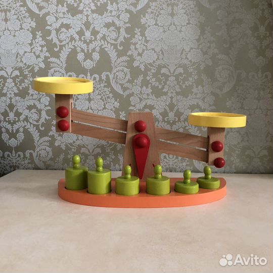 Развивающие игрушки балансир весы