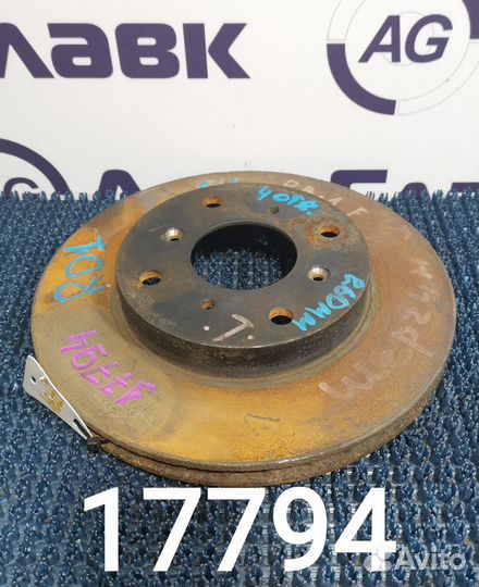 Диск тормозной Honda CRV