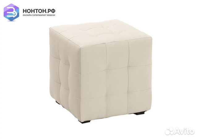 Пуф тип 1 бежевый