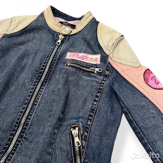 Кожаная куртка iceberg
