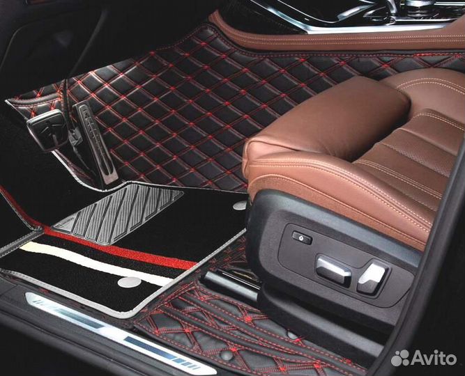 3D Коврики Audi Q7 Q5 Q8 из Экокожи