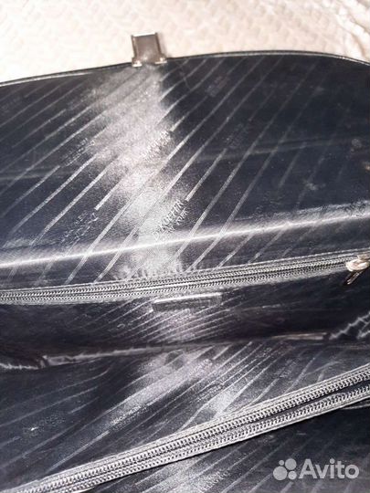 Мужской кожаный портфель бу