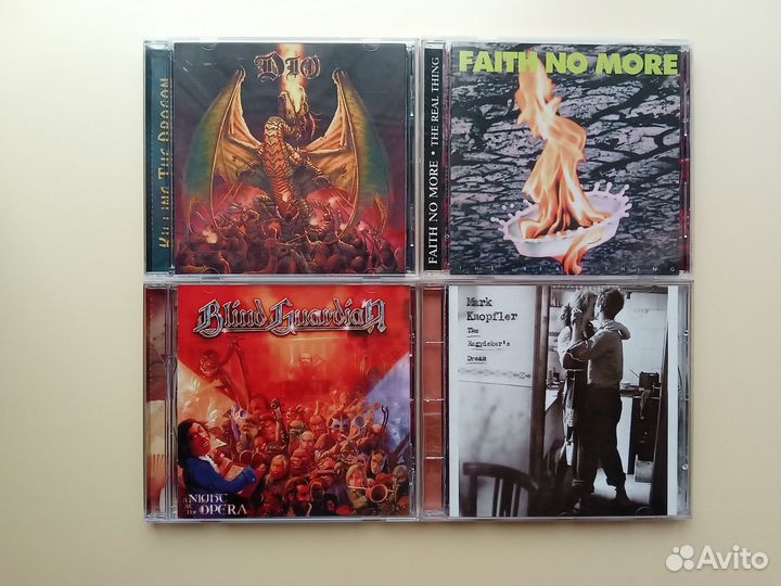 CD Blind Guardian Dio Faith No More Mark Knopfler