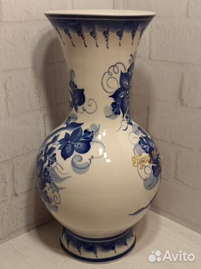 Ваза Гжель. 32 см