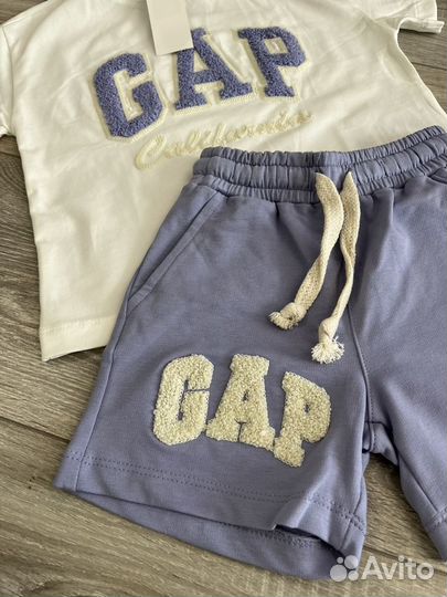 Костюм летний для девочек gap110,116,128