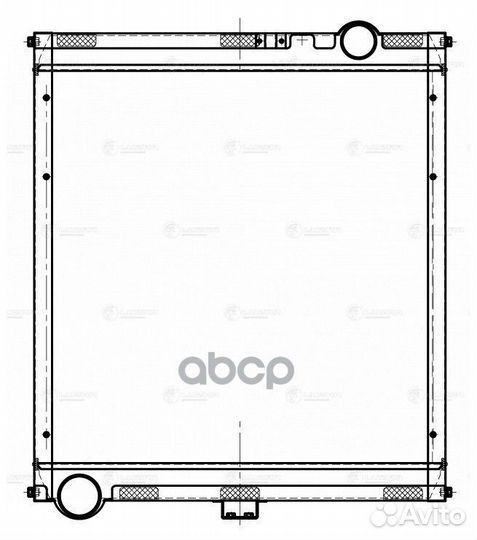 Радиатор охл. LRc 07152 luzar