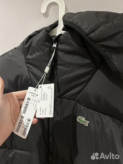 Новый Пуховик Lacoste 54 Оригинал