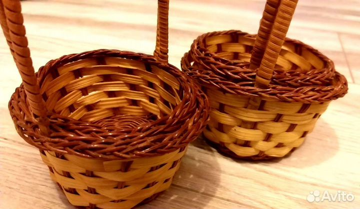Корзинки плетёные, маленькие