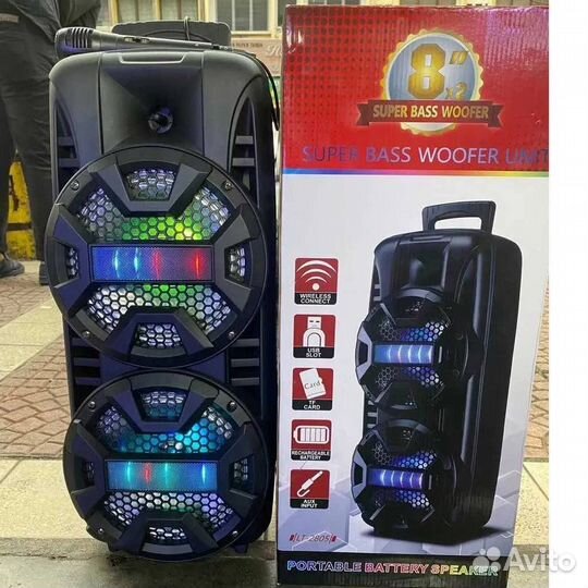 Bluetooth Karaoke Колонка сабвуфер super bass LT-2