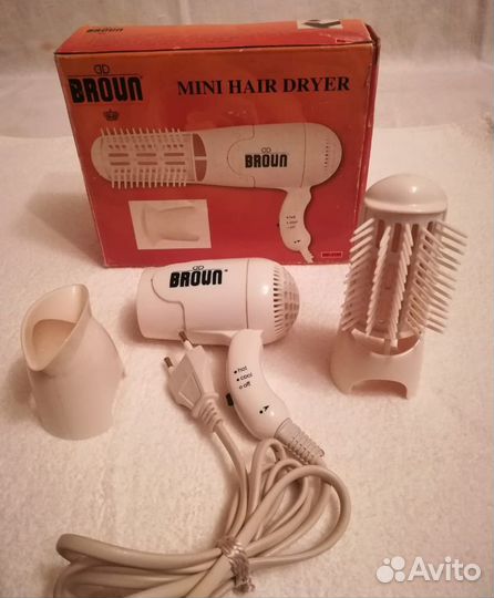 Фен для волос Braun, мини-Фен дорожный