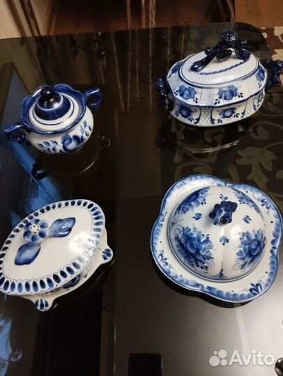 Посуда СССР гжель