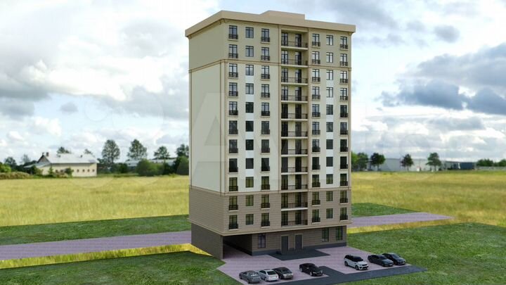 2-к. квартира, 77 м², 9/12 эт.