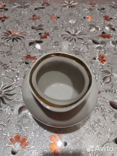 Молочник сливочник фарфор СССР