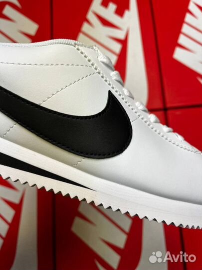 Nike Cortez Basic Leather White Black