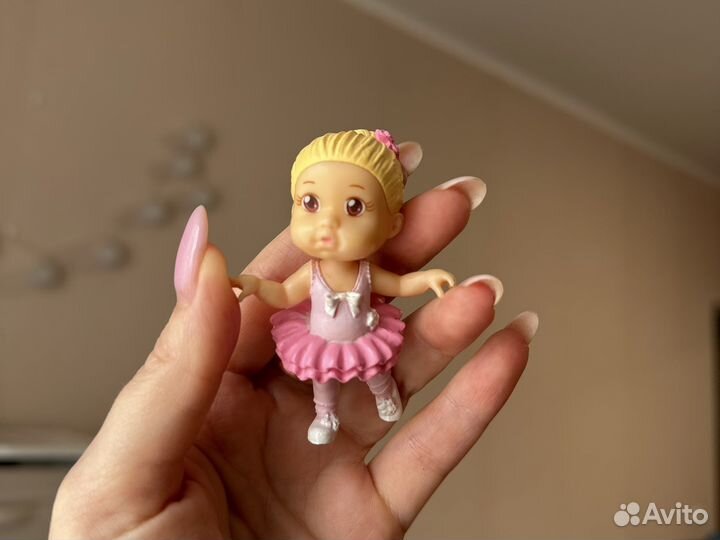 Куколка балерина розовая babyou бебию