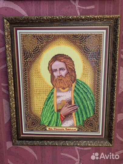 Репродукция Преподобный Серафим Саровский