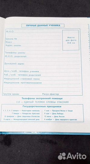 Дневник школьный для девочки