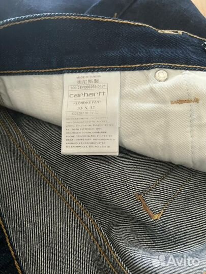 Джинсы carhartt 32 klondike