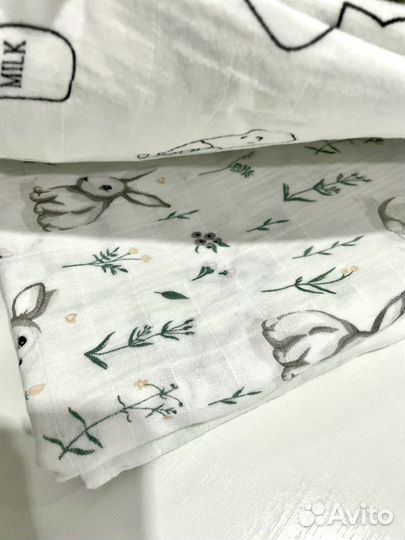 Пелёнки детские новые муслин 11шт