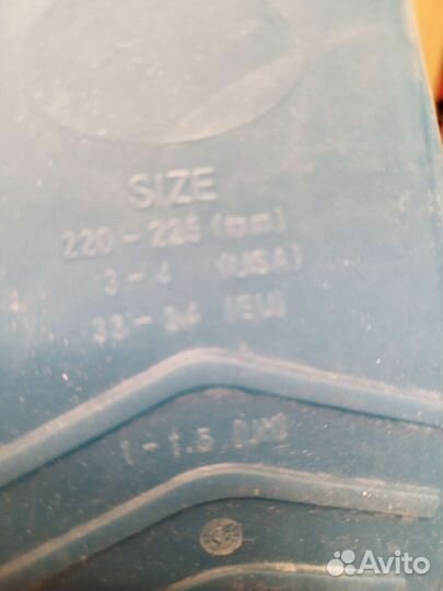 Ласты детские