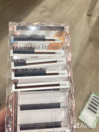 Готовые пучки для наращивания ресниц