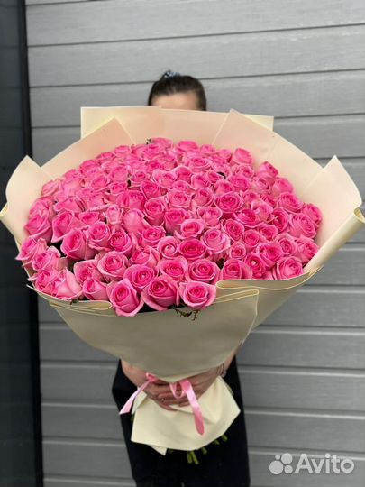 Розы букет цветы, 101 роза, доставка цветов