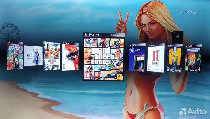 Sony Playstation 3 SuperSlim 500gb/Прошита/50 Игр