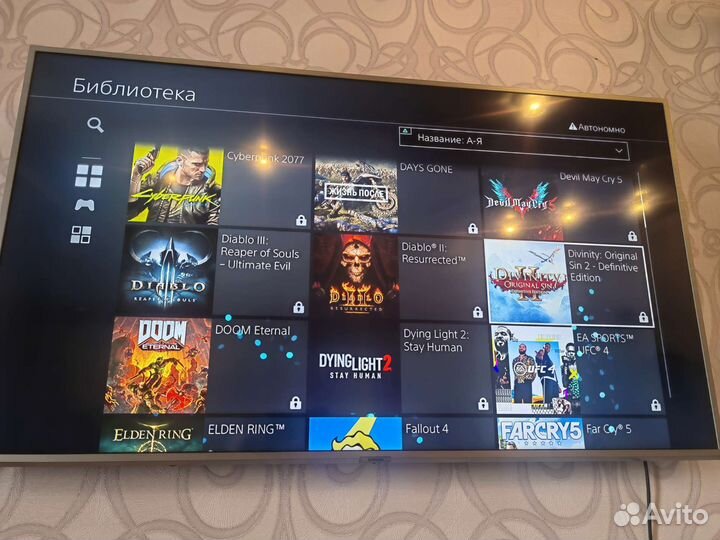 Приставка PS4 slim 5TB мега-комплект с играми