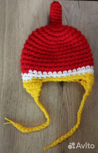 Шапка Angry Birds красная