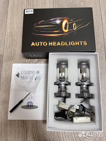 Светодиодные мини линзы H4