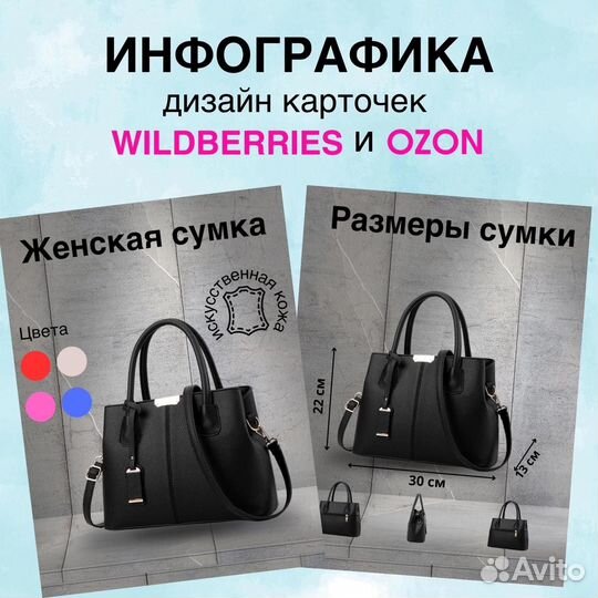 Инфографика для маркетплейсов wildberries/ozon